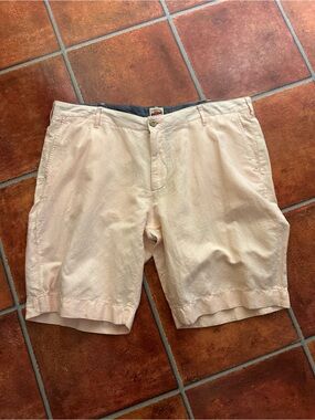 Faherty Men's Linen Flat Front Shorts